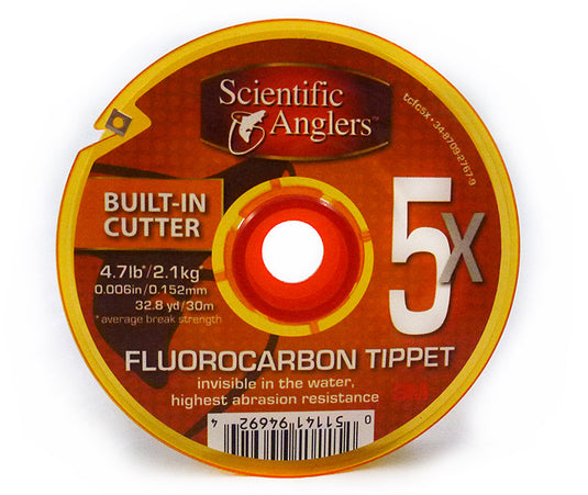 Scientific Anglers Fluorocarbon Tippet - with Built in Cutter (Previous model)