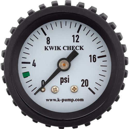 Kwik Check  Pressure Gauge - Boston Valve