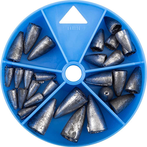 Danielson - Worm Weight Sinker 27Pc Dial Box Selector