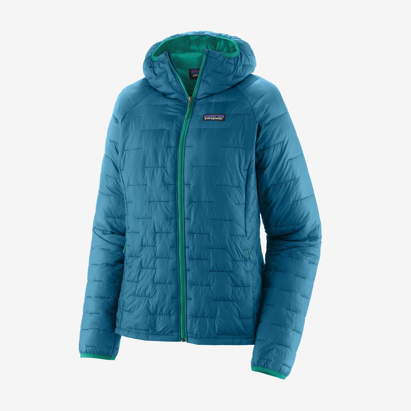 PATAGONIA Micro Puff Hoody Ultralight Insulated Hooded Jacket Blue