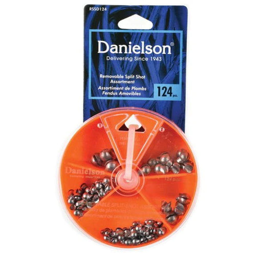 Danielson - Removable Split Shot Sinker Selector 124pc