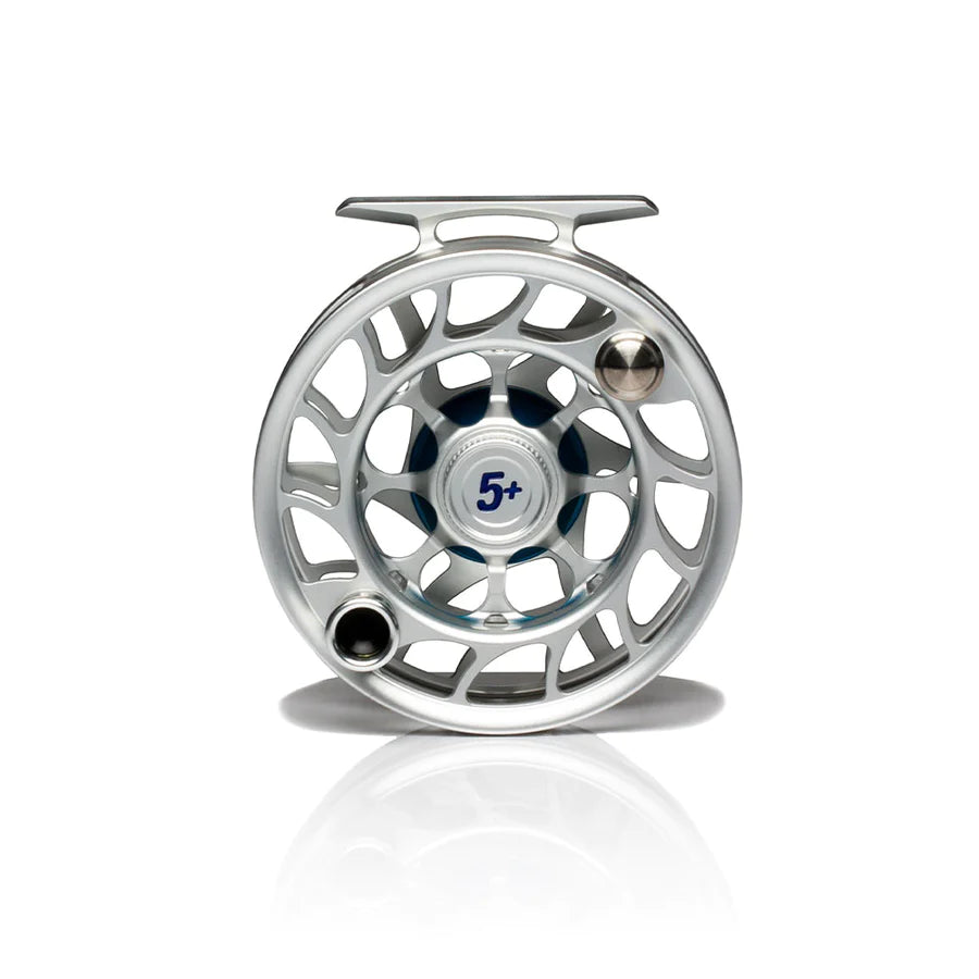 Hatch Iconic Fly Reel 5 Plus Mid Arbor - Clear/Blue