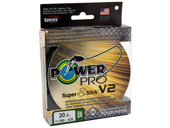 Power Pro Super Slick V2 Moss Green 8lb 150yd