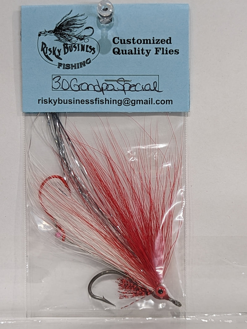 Load image into Gallery viewer, Risky Business 4&quot; Bucktail Flies
