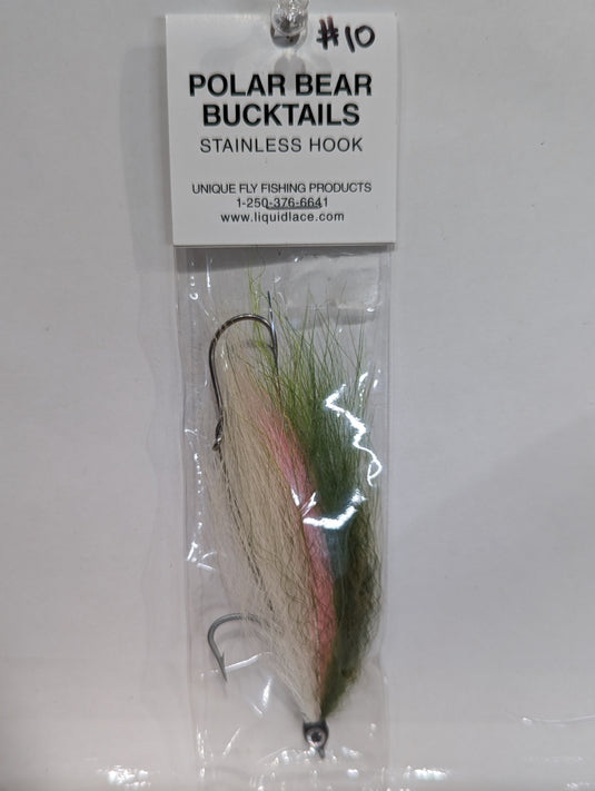 Liquid Lace Polar Bear Bucktails (Canada Only)