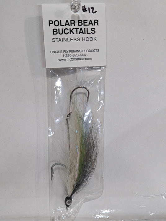 Liquid Lace Polar Bear Bucktails (Canada Only)