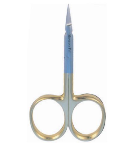 MFC Arrowhead Scissors  - 3.5" Straight Tip, Gold Handle