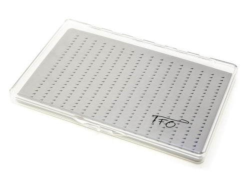 TFO Clear Fly Box with Slit Foam: Holds 352 Flies