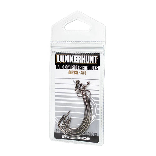 Lunkerhunt Wide Gap Offset Hooks