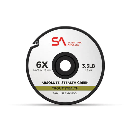 Scientific Anglers Absolute Stealth Green Tippet 30m - Trout Stealth