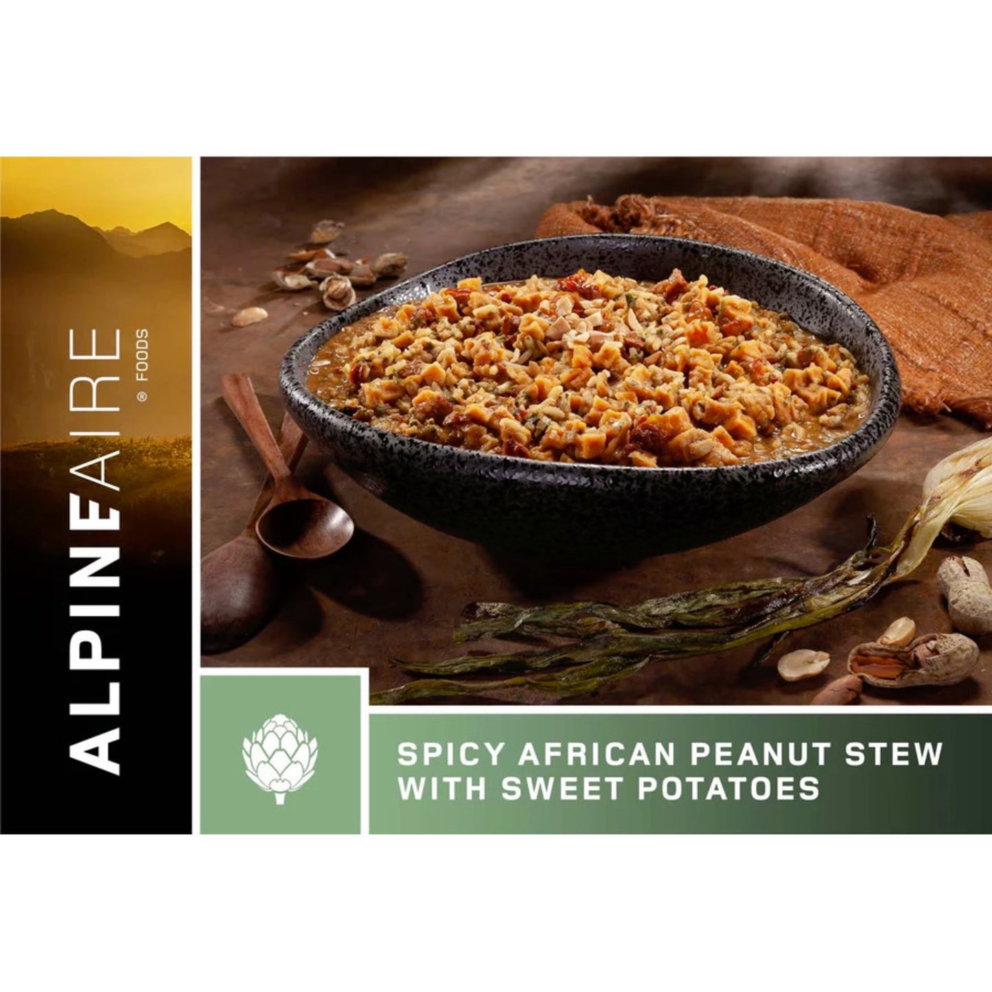 AlpineAire Spicy African-Style Peanut Stew with Sweet Potatoes