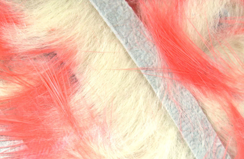 Load image into Gallery viewer, Hareline Crosscut Rabbit Flesh Strips Two Tone
