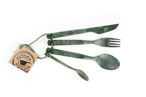 Kupilka Cutlery Set: Fork, Knife, Spoon and Teaspoon