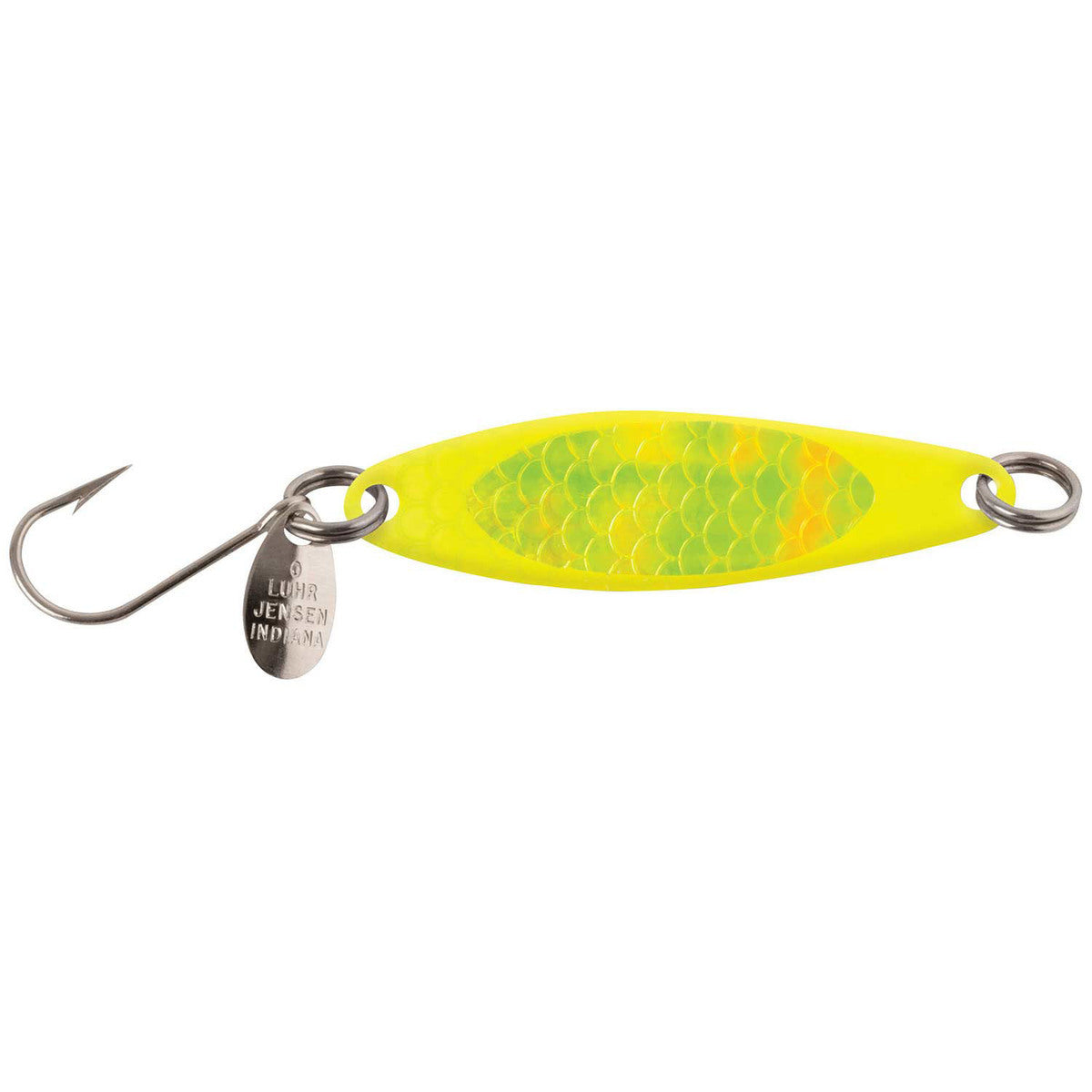 Luhr Jensen Coyote Spoons 4.0 / Chartreuse/Fish Scale