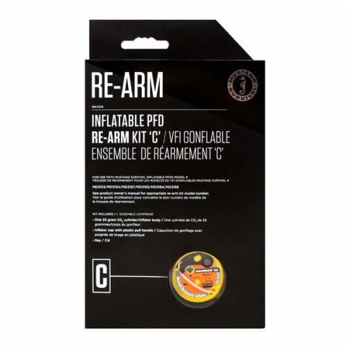 Mustang Survival RE-ARM KIT C- 33G HAMMAR AUTO-HYDROSTATIC (MA7214) IN STORE Pick Up Only