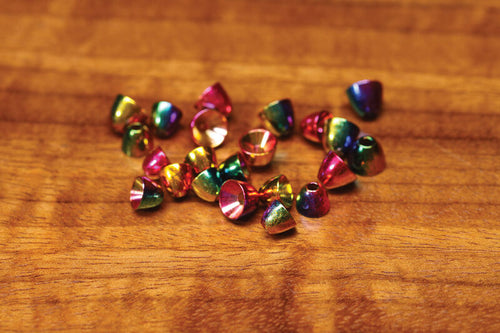 Hareline Brass Rainbow Cone Heads