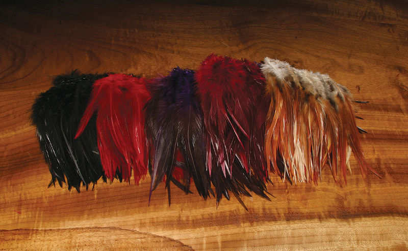 Load image into Gallery viewer, Hareline Wolly Bugger Saddle Hackle 6-7&quot;
