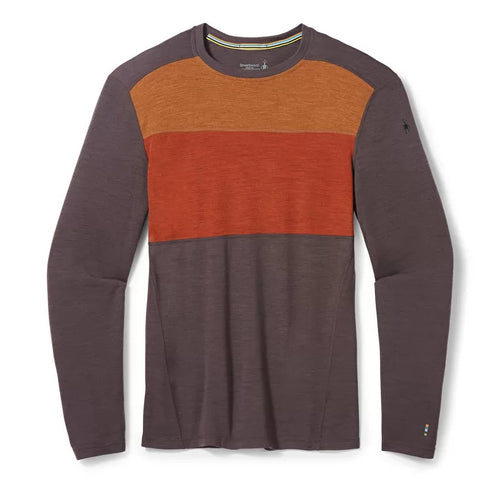 Smartwool Men's Classic Thermal Merino Base Layer Colorblock Crew