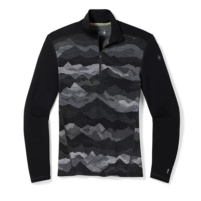 Load image into Gallery viewer, Smartwool Men&#39;s Classic Thermal Merino Base Layer Pattern 1/4 Zip
