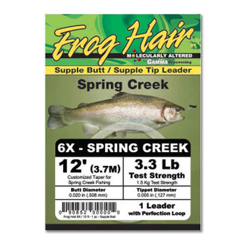 Frog Hair Spring Creek Leader