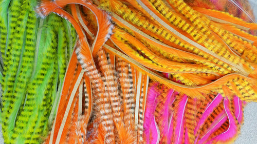 Hareline Magnum Tiger Barred Rabbit Strips